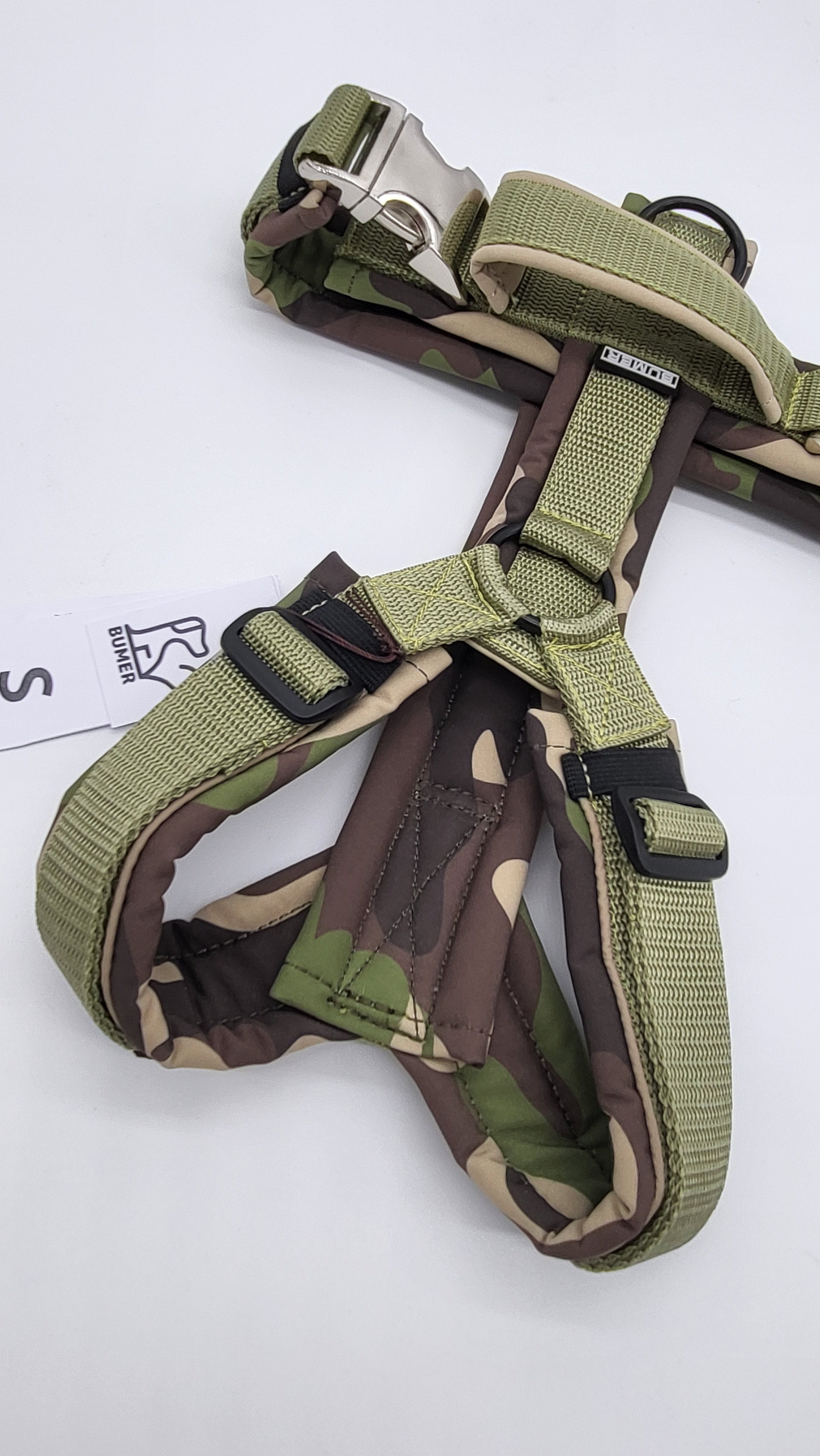 Hundegeschirr Army Green  Camouflage von Bumer