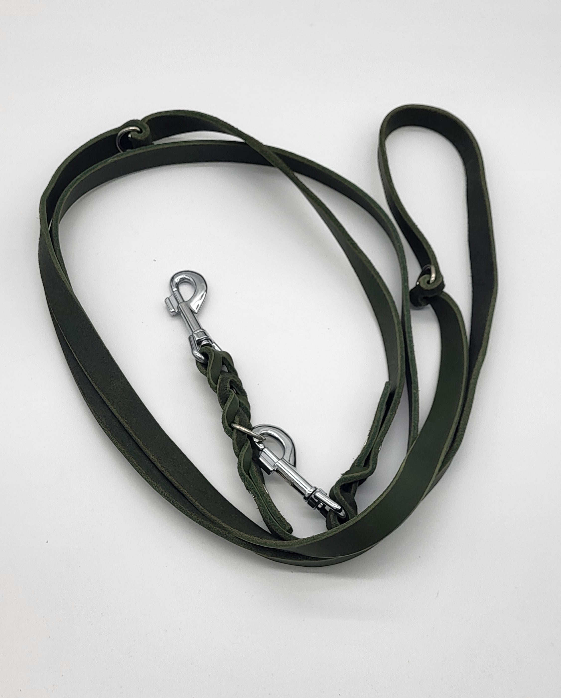 Meine Krönchenträger Lederleine 3-fach verstellbar