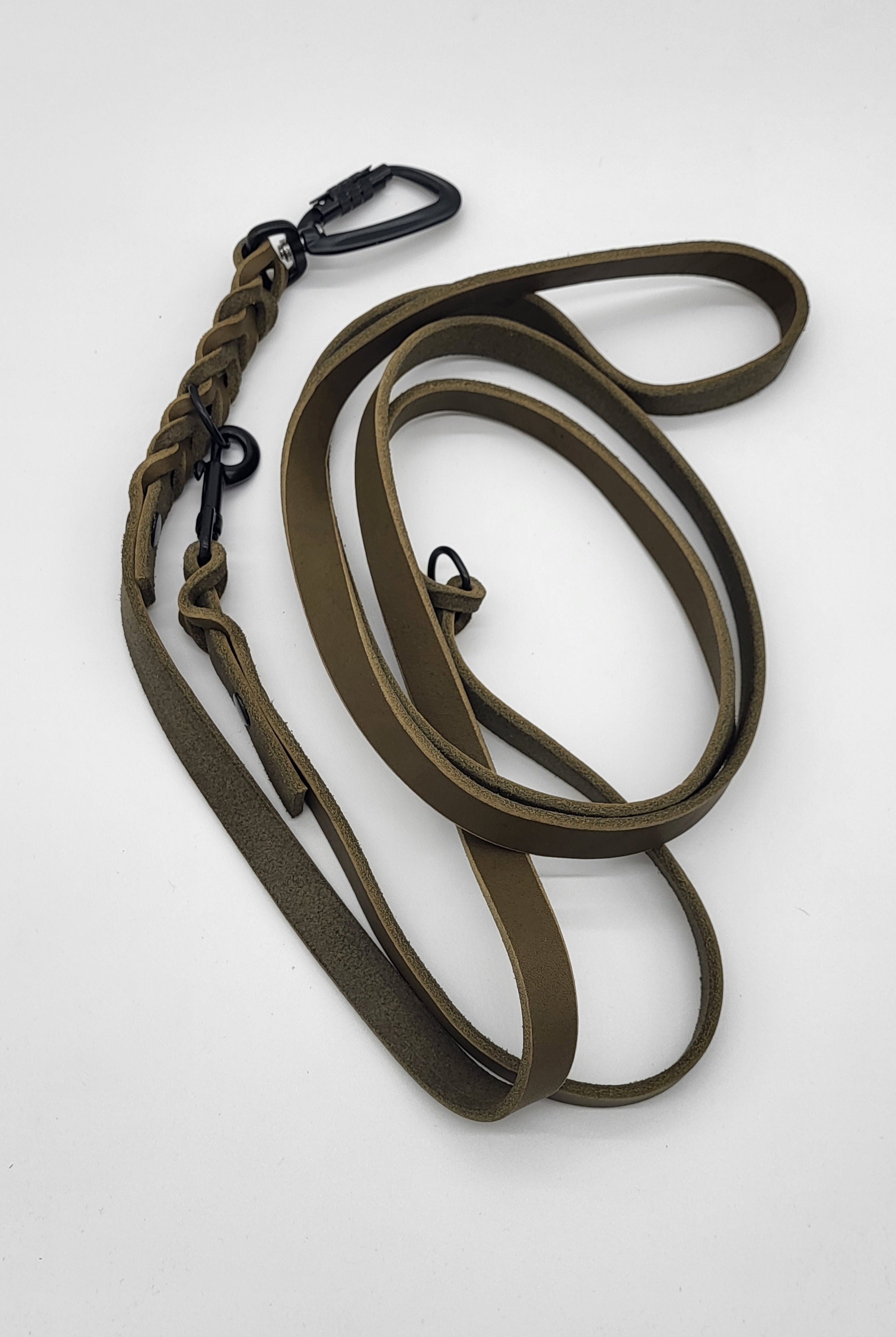 Meine Krönchenträger Lederleine 3-fach verstellbar