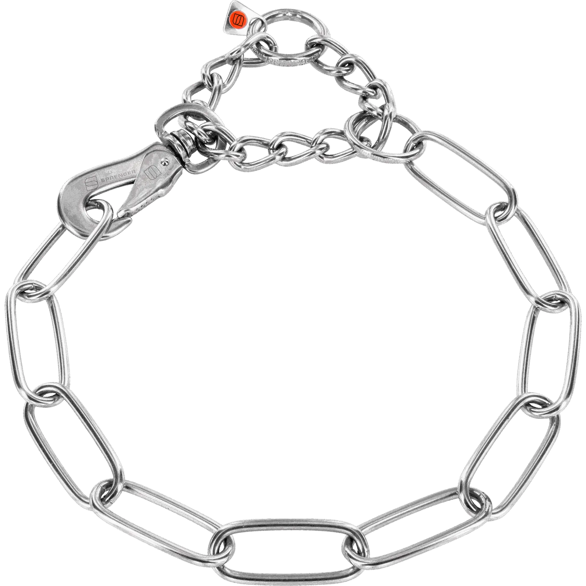 Halskette, verstellbar - mit SPRENGER-Haken - Edelstahl Rostfrei, 4,0 mm  von Sprenger