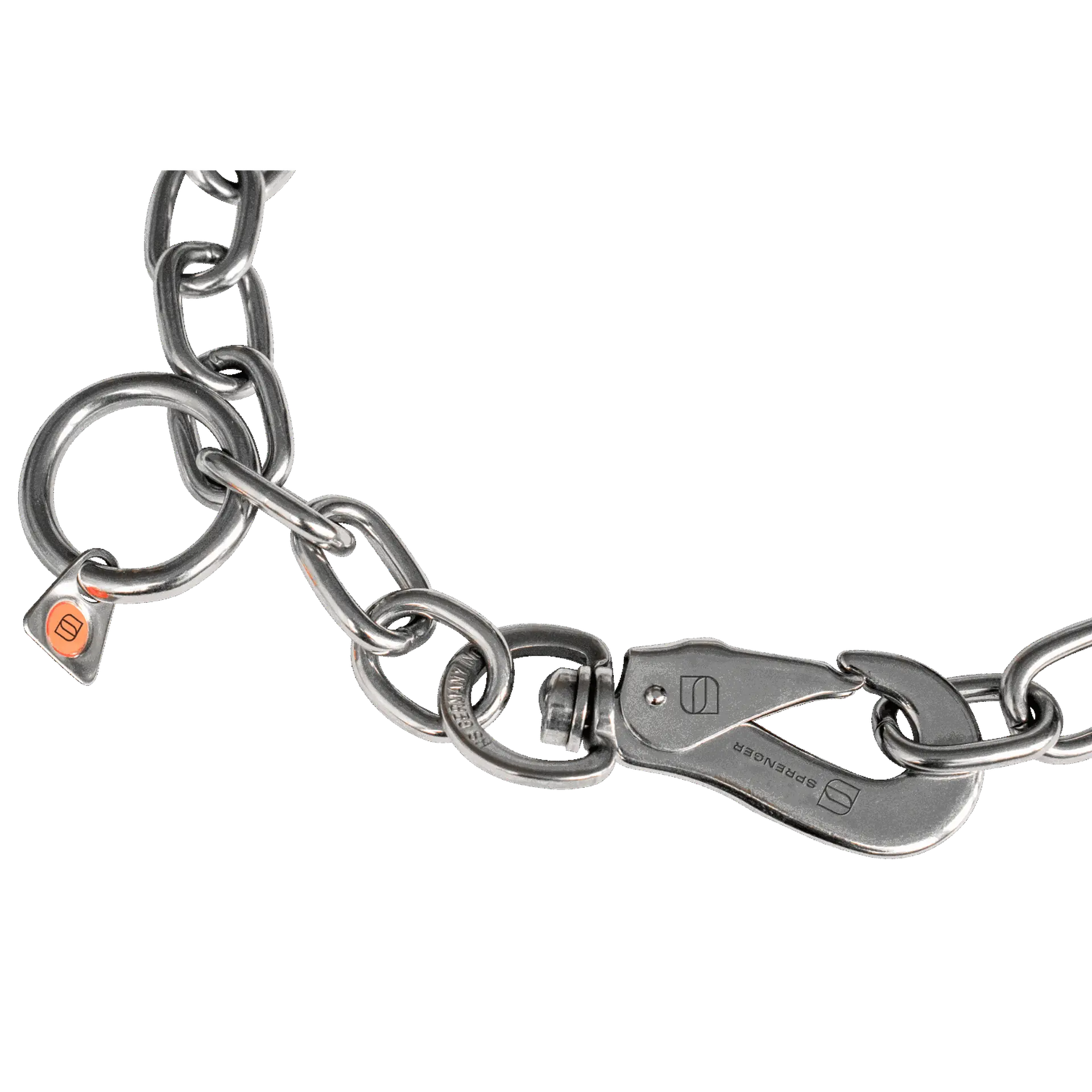 Halskette, verstellbar - mit SPRENGER-Haken - Edelstahl Rostfrei, 4,0 mm von Sprenger