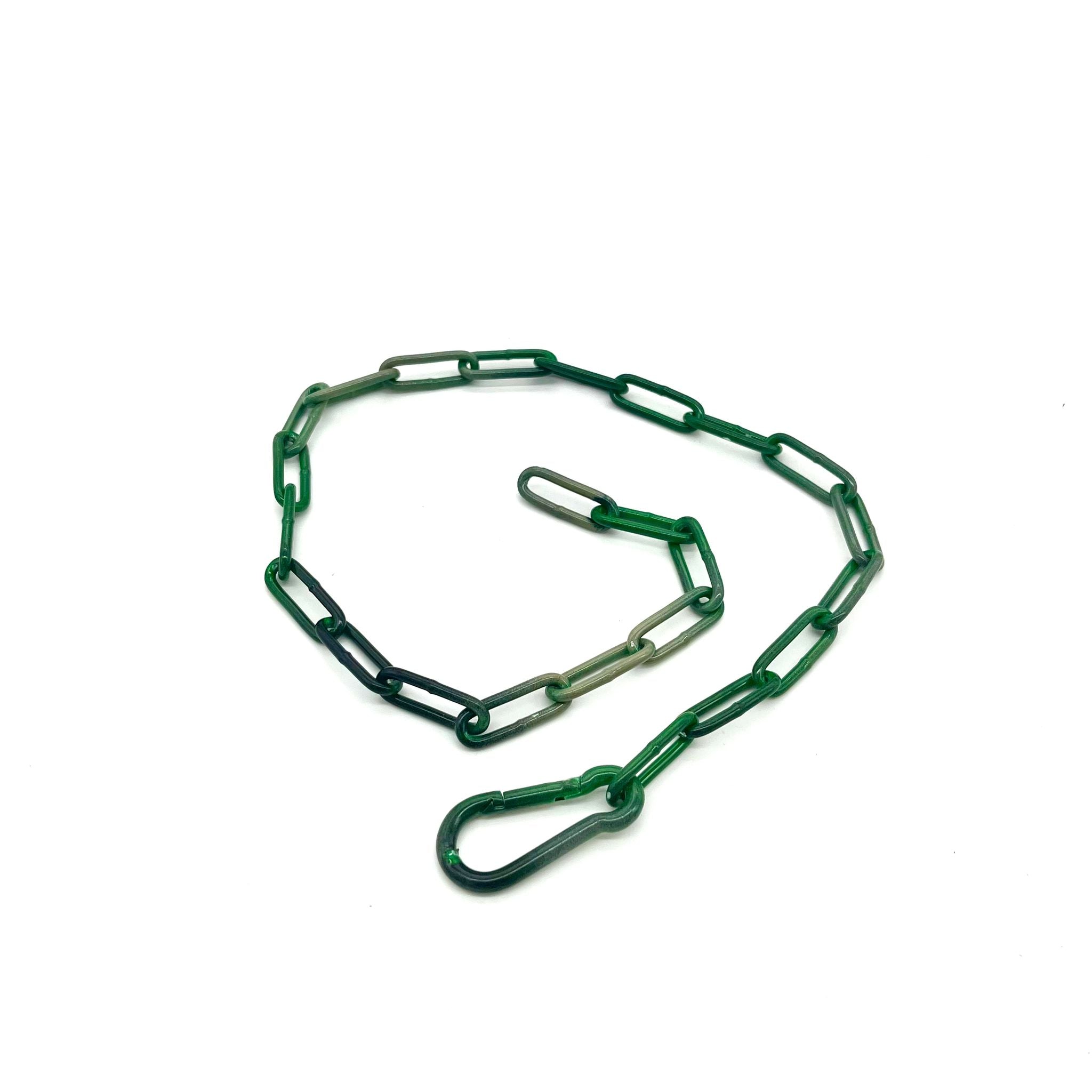 Mein Krönchenträger Karabinerkette langgliedrig groß mehrfarbig