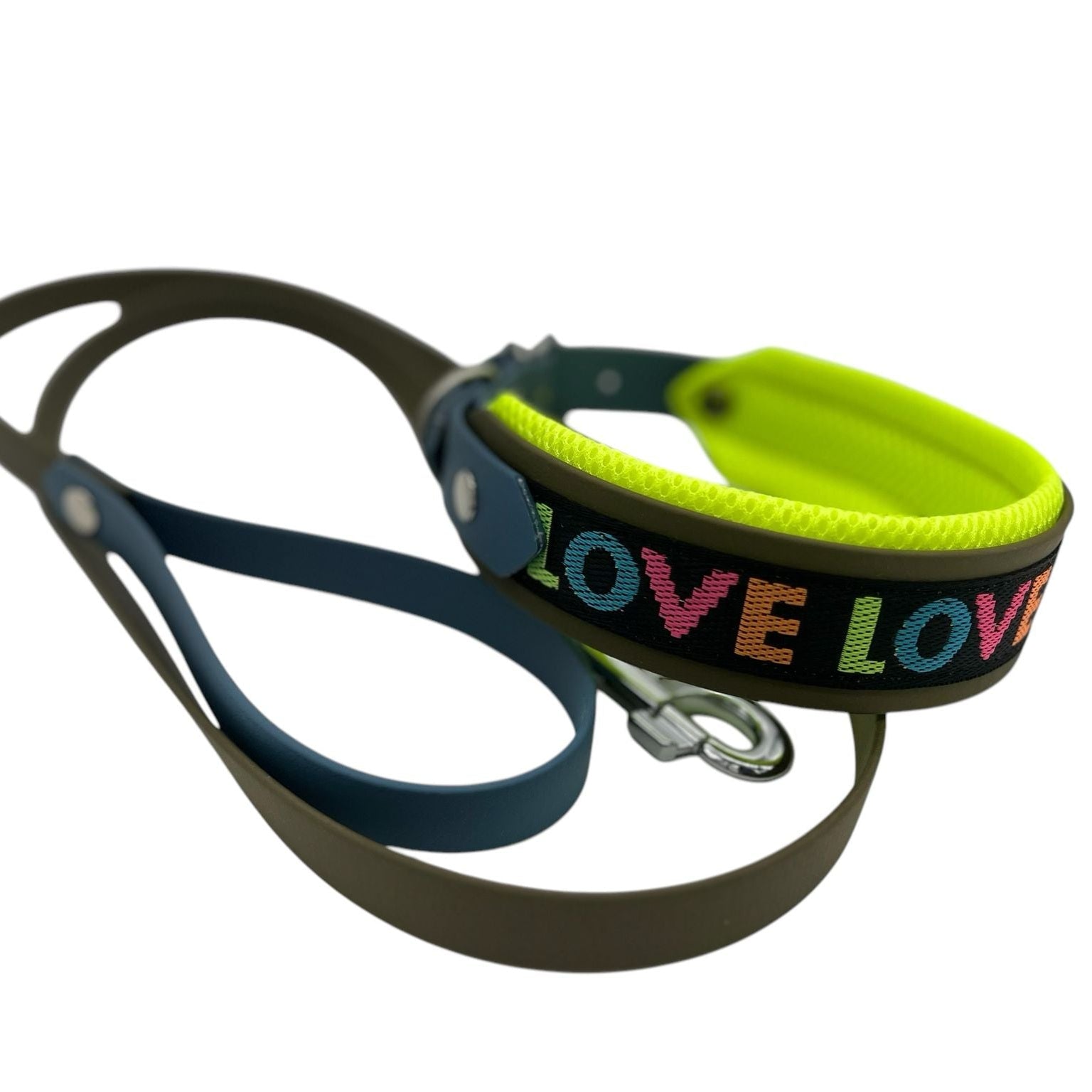 Mein Krönchenträger Biothane-Halsband "Love"