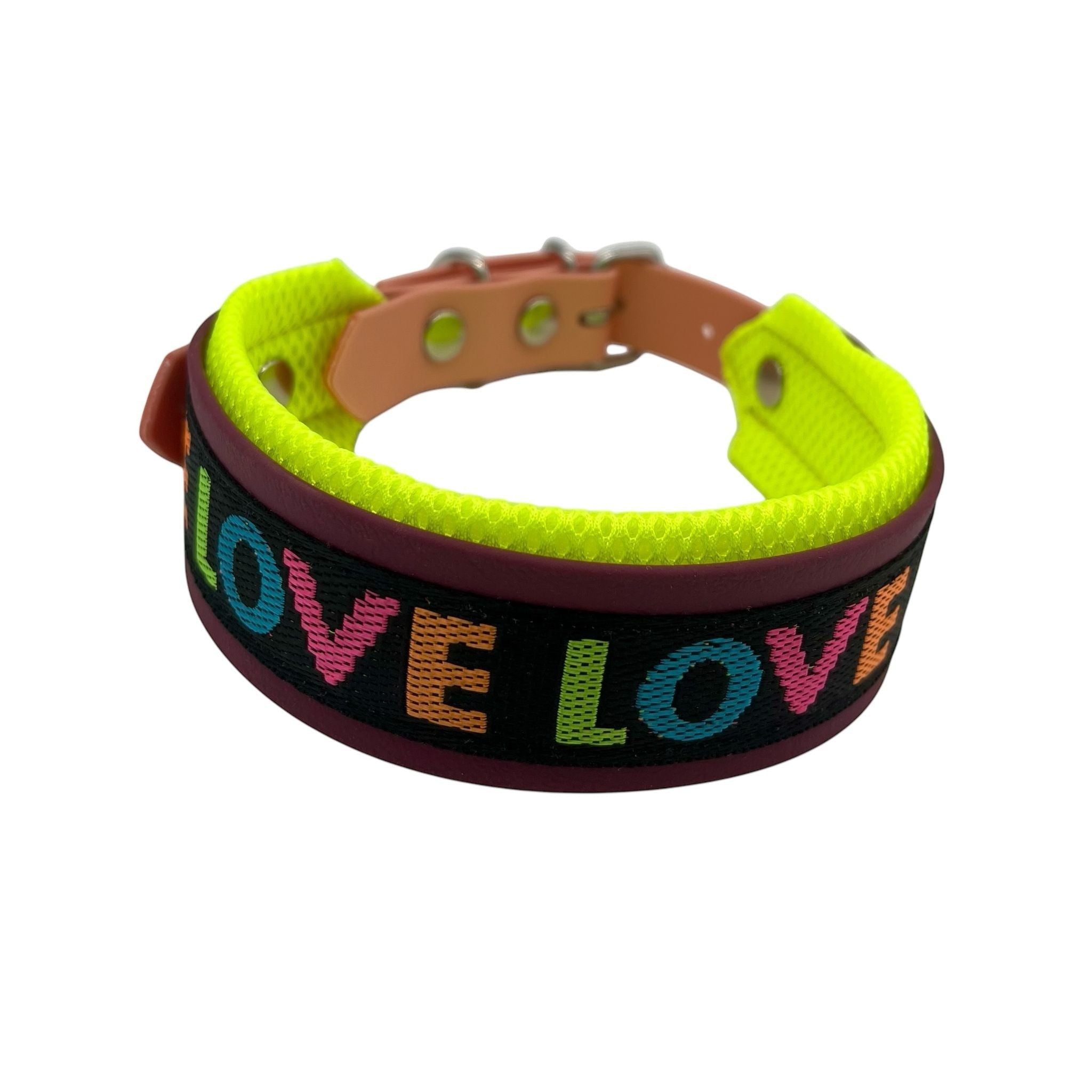 Mein Krönchenträger Biothane-Halsband "Love"