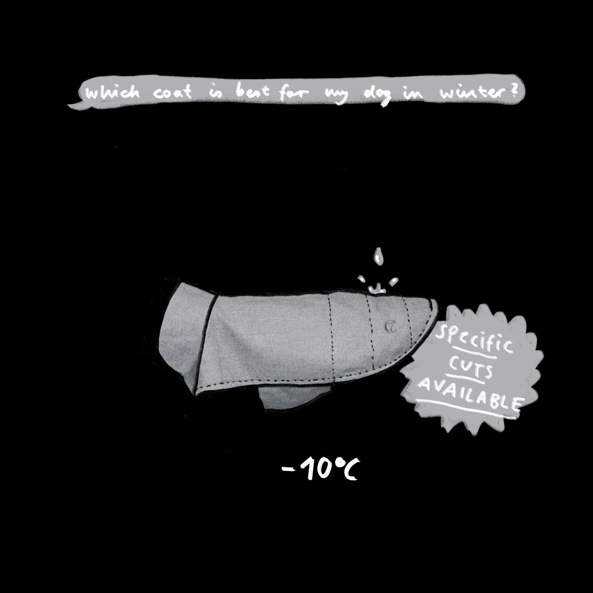 Hundemantel Brooklyn Flanell Grey von Cloud 7