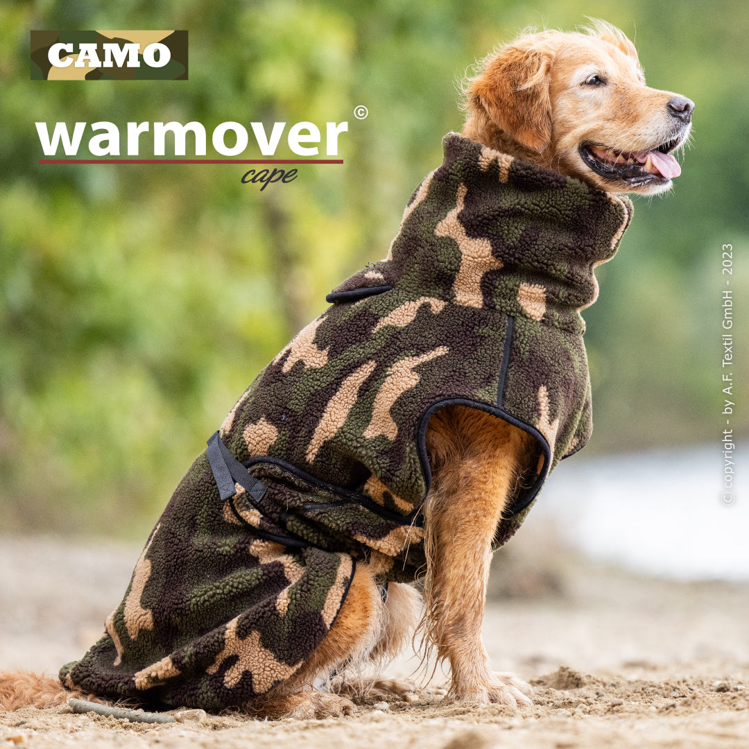 Hundemantel "warmover fleece capes camouflage"