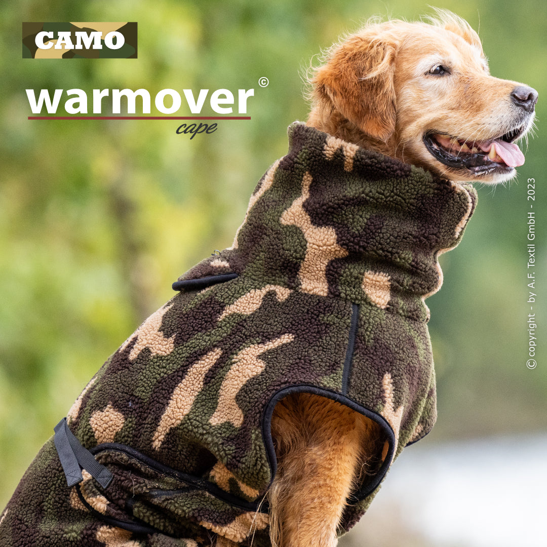 Hundemantel "warmover fleece capes camouflage"