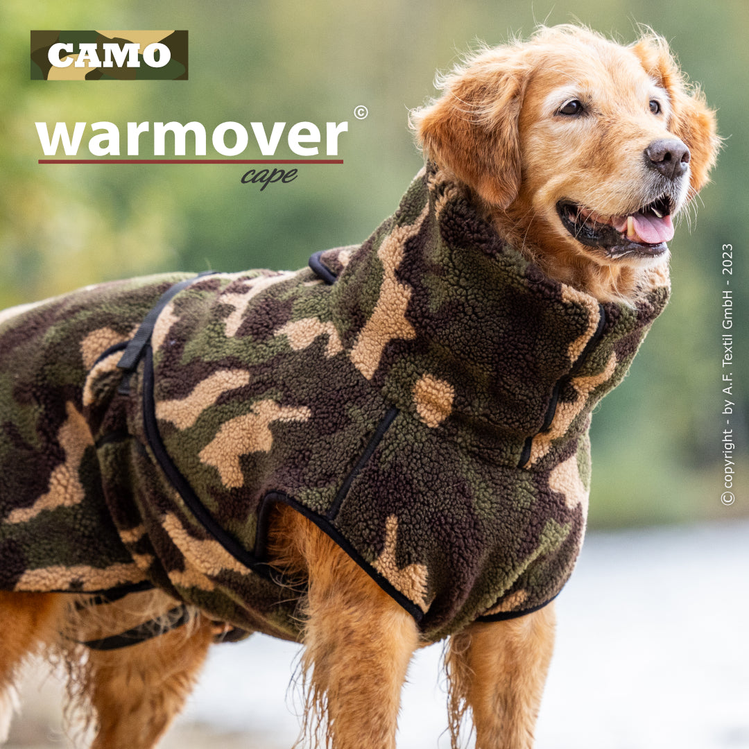 Hundemantel "warmover fleece capes camouflage"