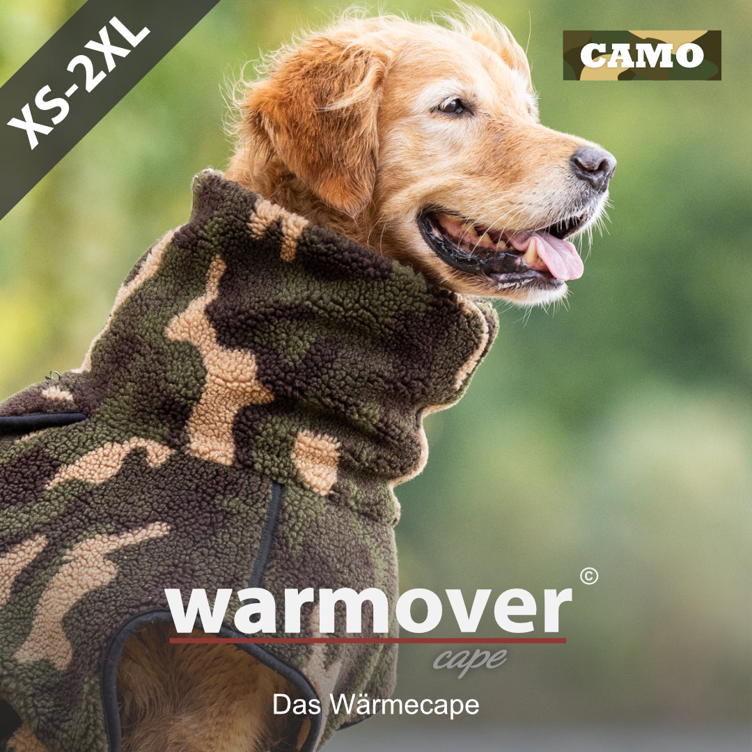 Hundemantel "warmover fleece capes camouflage"
