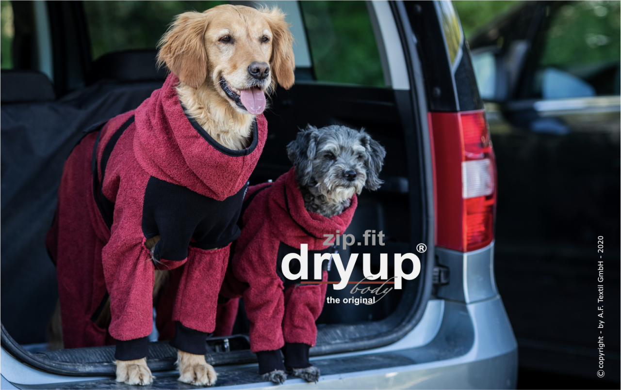 Hundebademantel dryup body zip.fit